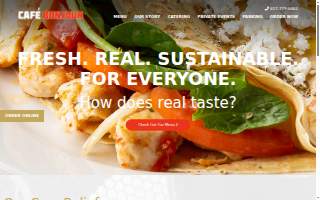 Cafe Bonjour website