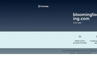 Bloomington Carpet & Upholstery Cleaning website