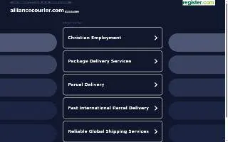 Alliance Courier of Bloomington website
