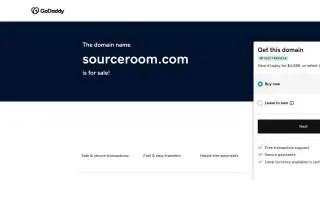 The Source Room website