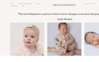 RBG Photography MN website