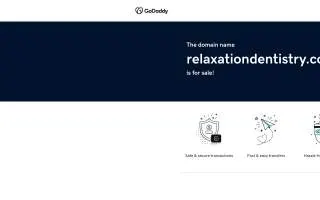 Relaxation Dentistry website