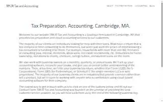 RMJR Tax and Accounting of Cambridge website