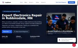 Logitium LLC of Columbia Heights website