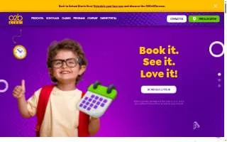 O2B Kids Cottage Grove website