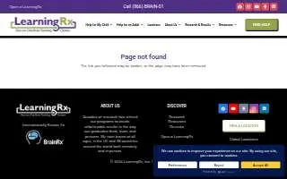 LearningRx Eagan website