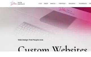 Delite Web Design of Eagan website