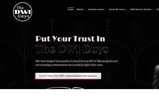 The DWI Guys P.a. of East Bethel website