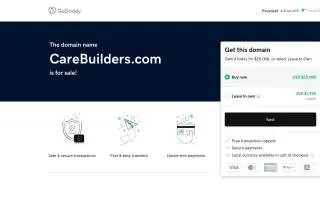 CareBuilders at Home of Eden Prairie website