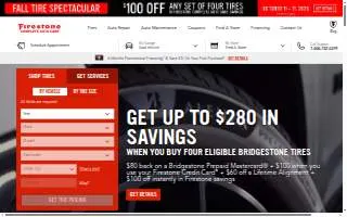 Firestone Complete Auto Care website