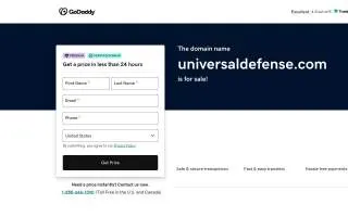 Universal Defense LLC of Elk River website
