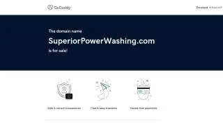 Superior Power Washing of Faribault website