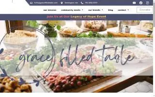 Grace Filled Table website