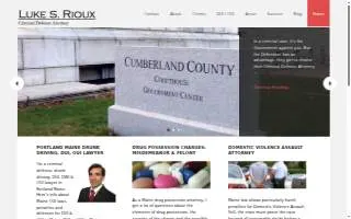 Attorney Luke S. Rioux of Portland website