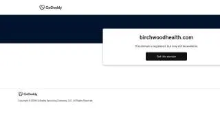 Birchwood Healthcare Center SNF website