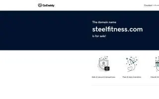 Steel Fitness website