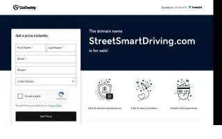 Street Smart Driving School of Lino Lakes website