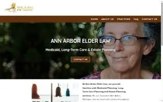 Ann Arbor Elder Law, PLLC website