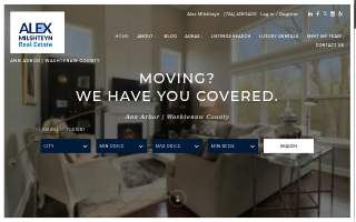 Alex Milshteyn Real Estate website