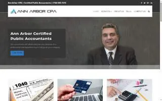 Ann Arbor CPA website