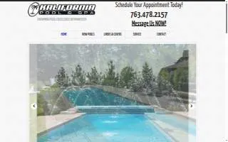 Kalifornia Pool of Maple Grove website