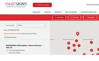 FASTSIGNS of White Bear Lake website