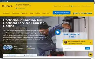Mr. Electric of Lansing website