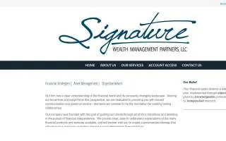 Signature Wealth Management Financial planner · 10900 Wayzata Blvd #850 website