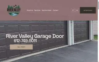River Valley Garage Door website