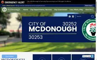 McDonough's - Drain Cleaning of Blaine website