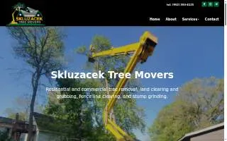 Skluzacek Tree Movers LLC website