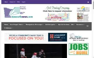 New Prague Times website