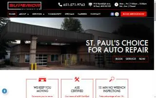 St. Paul Automotive website