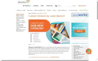 Label Works website