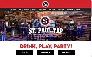St Paul Tap website