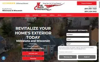 New Life Contracting, Inc. of St. Paul website