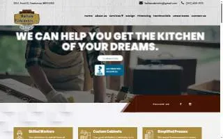 Halla’s Cabinetry website