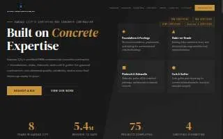 Alpha Construction KC website