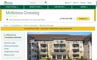 McKenna Crossing website