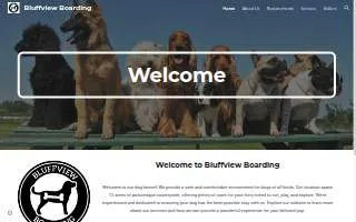 Bluffview Boarding website