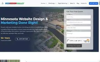 Web Design Valley website