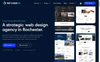WP CodeUs | Web Design & Development website