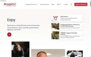 Resource Training & Solutions website