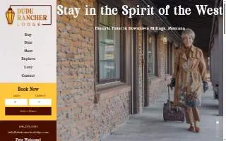 Dude Rancher Lodge website