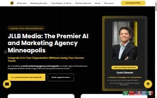 JLLB Media Creative Strategy & Business Growth website