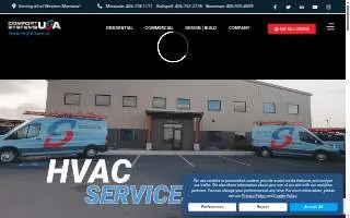 Temp Right Service of Missoula website