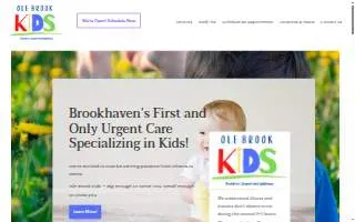 Ole Brook Kids website