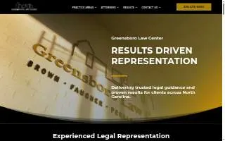 Greensboro Law Center website