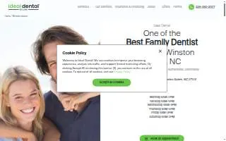 Ideal Dental Winston-Salem website