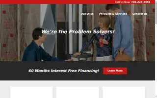Bismarck Heating & Air Conditioning website